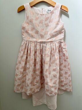 Bonpoint Pink Floral Sleeveless Elegant Dress